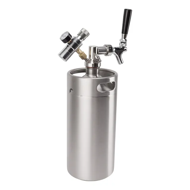 Grifo Para Cerveza Beer Keg Growler, Acero Inoxidable, 3,6 L
