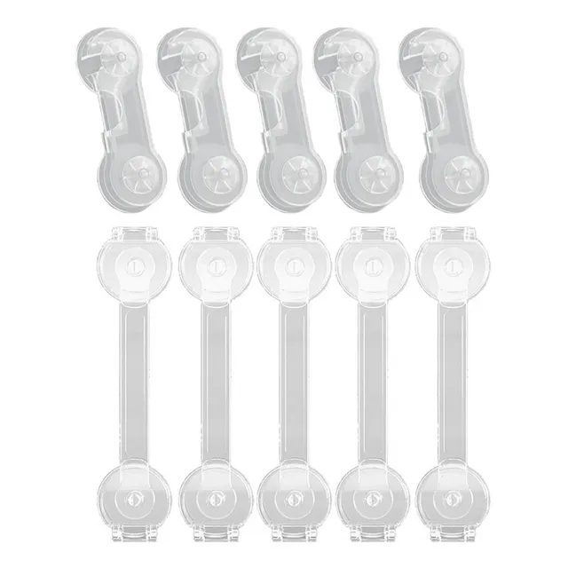 Pack 10 Seguros Niños/ Bebés Puerta/cajones/refrigerador/wc 