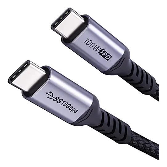 Cable Corto Usb C A Usb C (1,5 Pies, 2 Paquetes), 3.1 Gen 2,