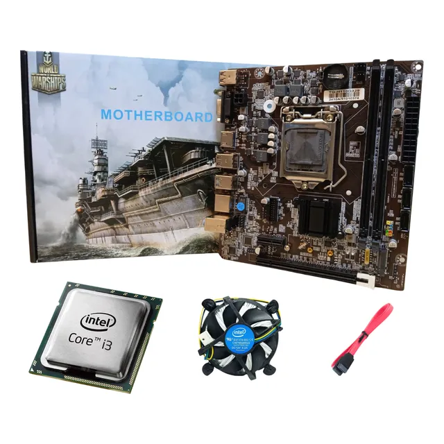 Combo Actualizacion Mother H110 + Core I3 6100 6ta C/fan Kit
