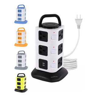 - Torre Multicontacto Con 11 Puertos Universales Y 2 Usb - Torre Multicontacto Con 11 Puertos Universales Y 2 Usb