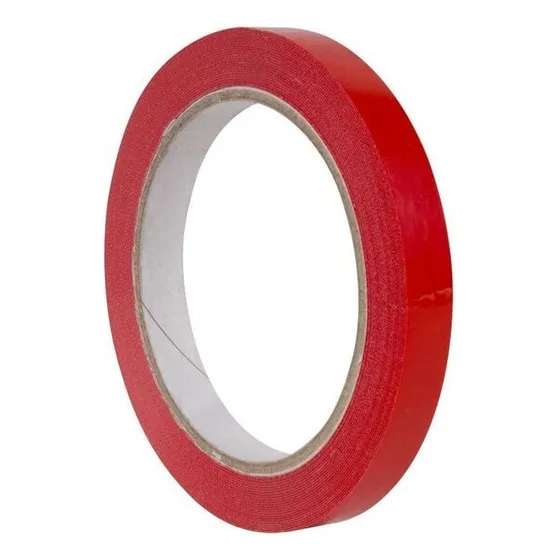 Rollo Cinta Adhesiva Maquina Precintadora Roja 12mm X 60 Mts