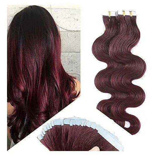 Cinta De Pelo En Extensiones De Pelo Pelo Humano Pelo Sg1ch