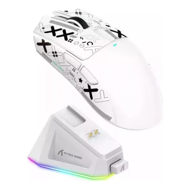 Ratón Inalámbrico Para Juegos Attack Shark X11 Con Base De C