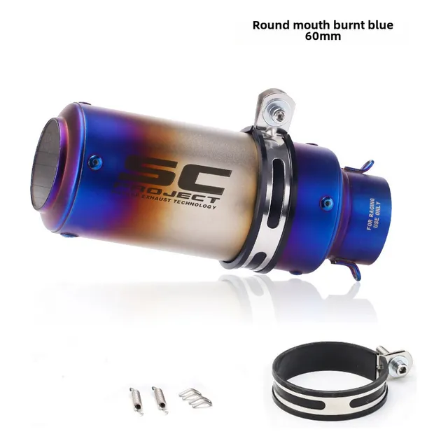 Tubo De Escape Sc Custom Slip-on 250sr Z900 R6 R1 R3
