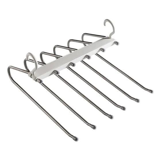 Cabides Para Calças Com Braço Oscilante 6 Camadas Cabides