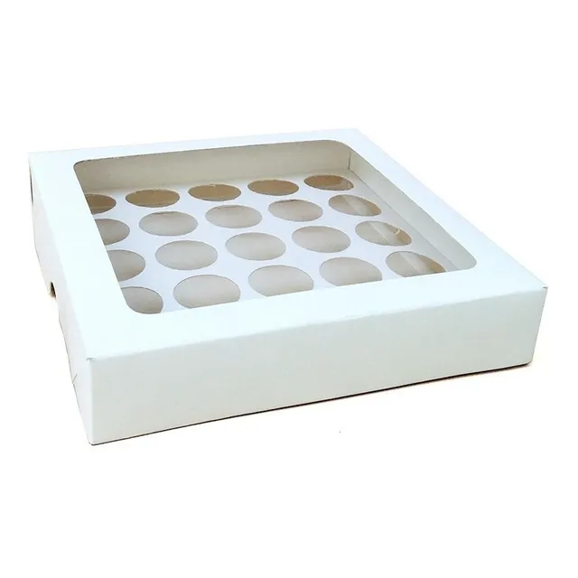 Caixa 25 Doces 20x20cm (base) Por 5cm (altura) - 10 Unidades