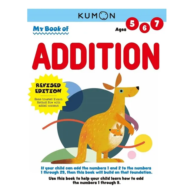 Libro Kumon Actividades De Sumas Matemáticas En Ingles Niños