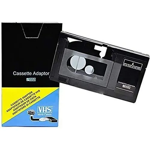 Adaptador Cassette Videocámaras Vhs C A Vhs