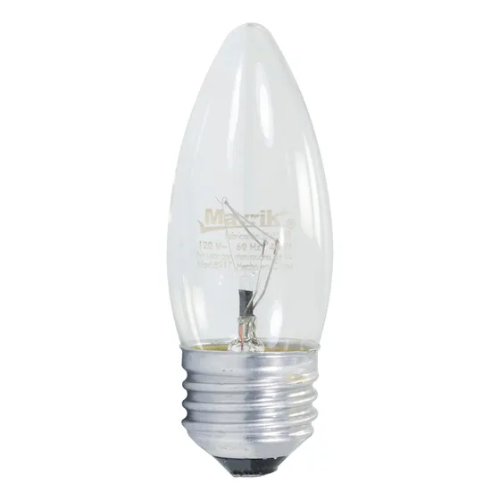 Foco Adir Tipo Vela E27 E26 40w Incandescente Luz Blanco Cálido