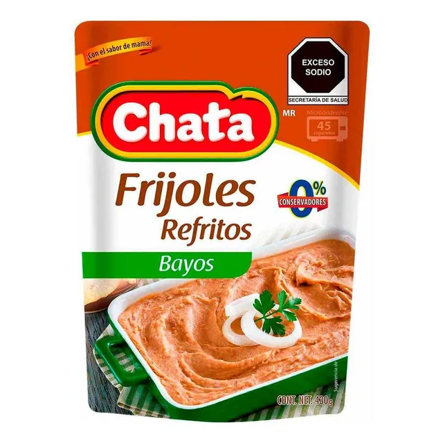 Frijol Refrito Chata Bayo Pouch 430g