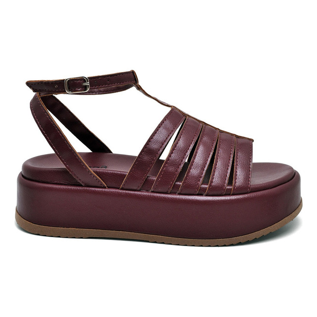 Tamanco Sandália Feminino Flatform Red Cherry Original Dubuy Tamanco Sandália Feminino Flatform Red Cherry Original Dubuy