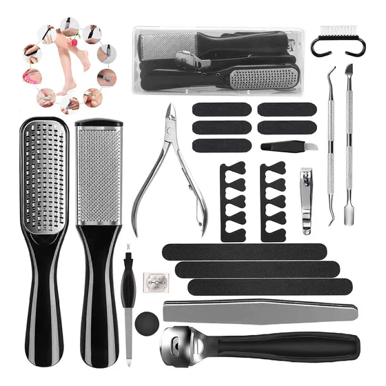 23piezas Kit Para El Cuidado De Uñas De Las Manos Y Los Pies
