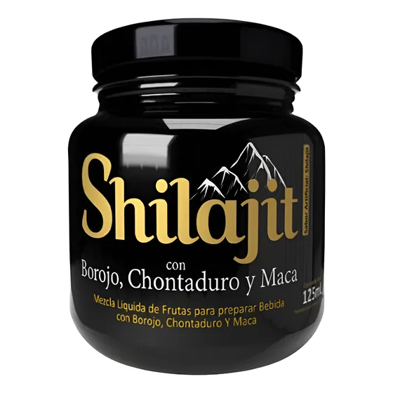 Elixir Jalea Shilajit Borojo, Chontaduro, Maca 125ml