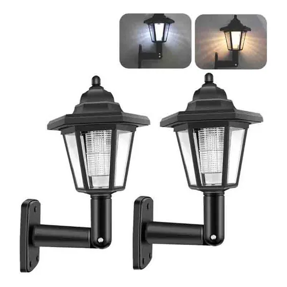 Lámpara De Pared Colonial De 2 Piezas Que Se Ilumina
