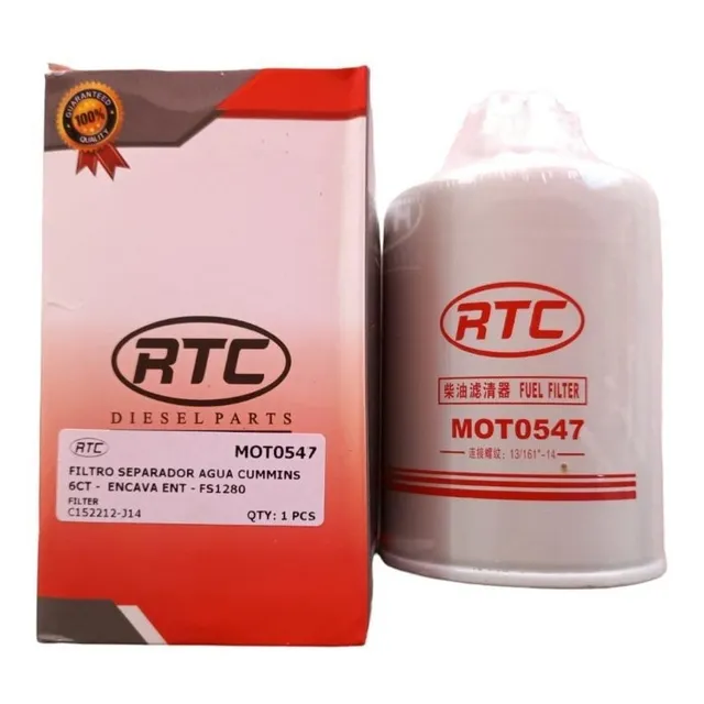 Filtro Separador De Agua 4bt Jac1061 1130 1131 Fs1280 33357