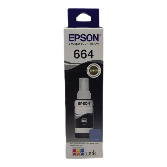 Refil Tinta Epson 664 Preto L110 L120 L200 L210 L220 L355