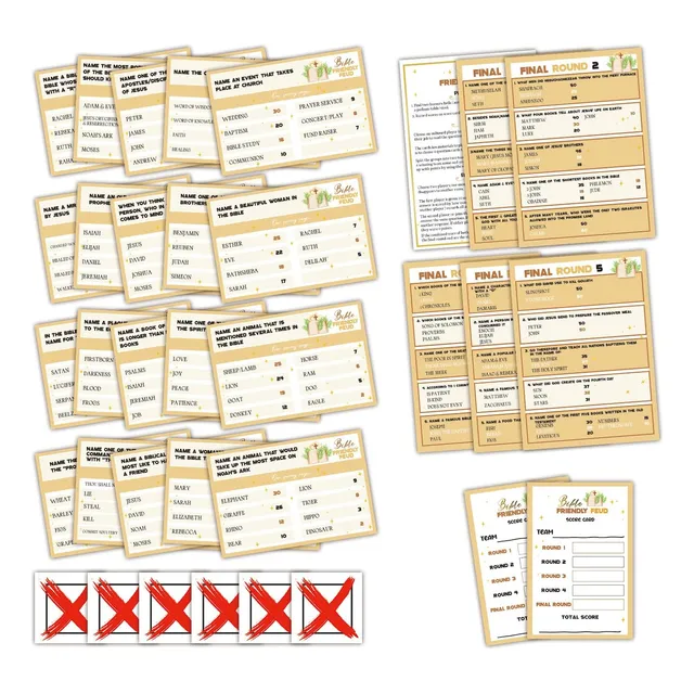 Juego Bíblico De Cartas Con Preguntas Y Respuestas
