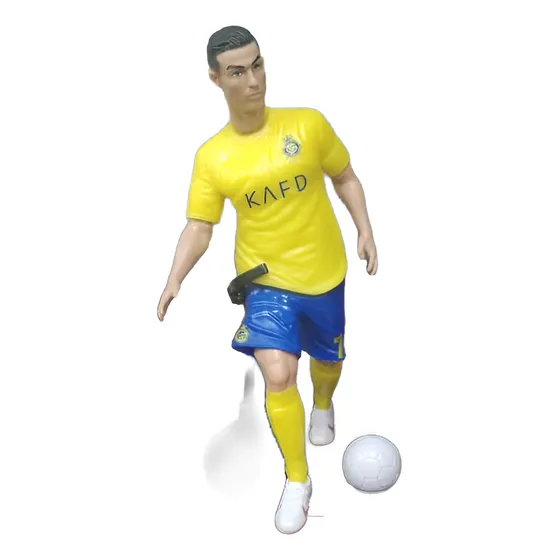 Figura De Cristiano Ronaldo Fútbol Al Nassar 18cm X 10cm