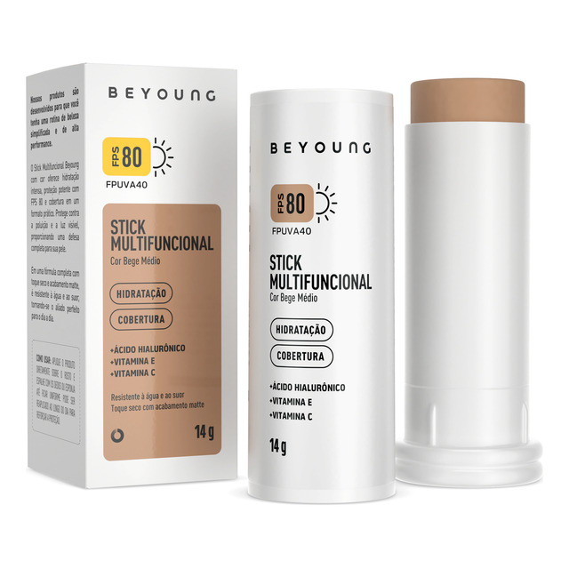 Beyoung Stick Multifuncional Com Cor Fps 80 14g Beyoung Stick Multifuncional Com Cor Fps 80 14g