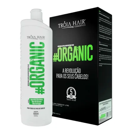 Escova Progressiva Tróia Hair Organica De 1l 1kg