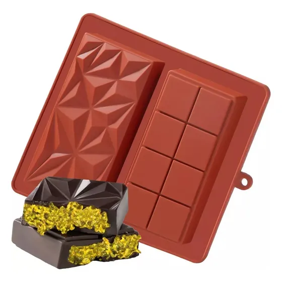 Moldes De Silicone Dubai Para Chocolate, Praliné E Bombones