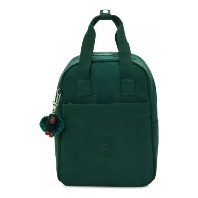 Mochila Kipling Siva Jungle Green Verde Oscuro Liso