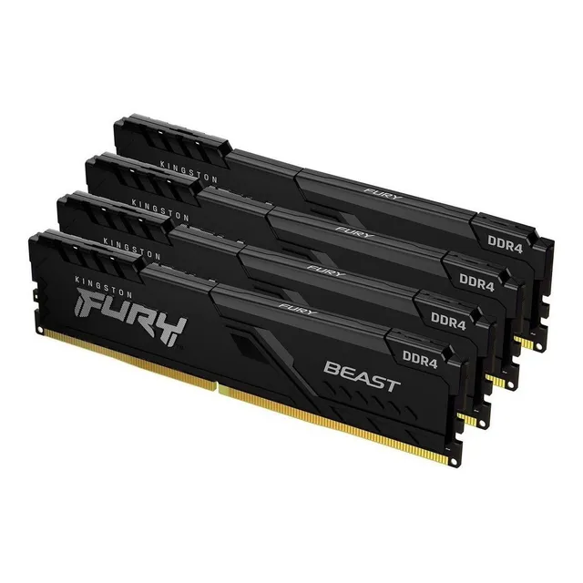 Memoria Ram 64gb 4x16gb Ddr4 2666 Mhz Dimm Kingston Fury Hx4
