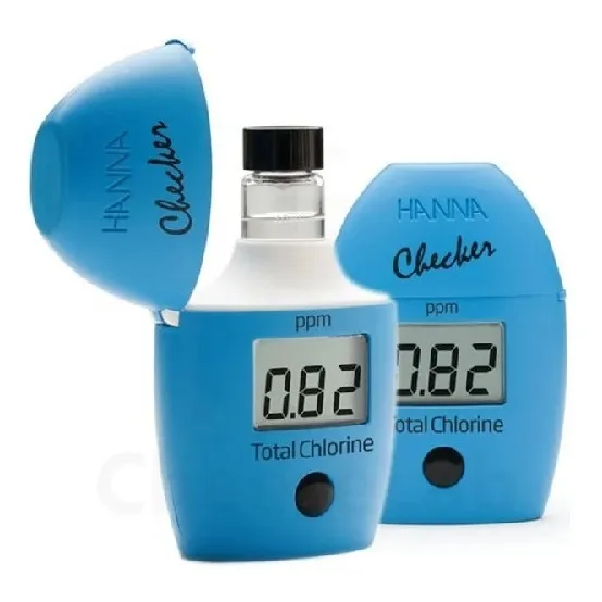 Analisador Medidor Cloro Livre Digital De Bolso Com Reagente