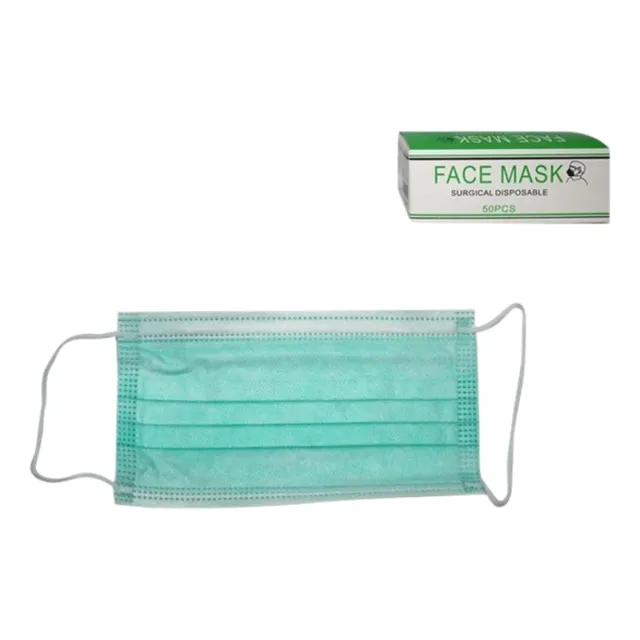 Mascarilla Quirug 3 Plieg X50 Pz.c/elas  Gran Promocion