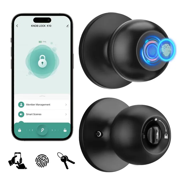 3 en 1 Cerradura Electrónica Inteligente Digital con Huella