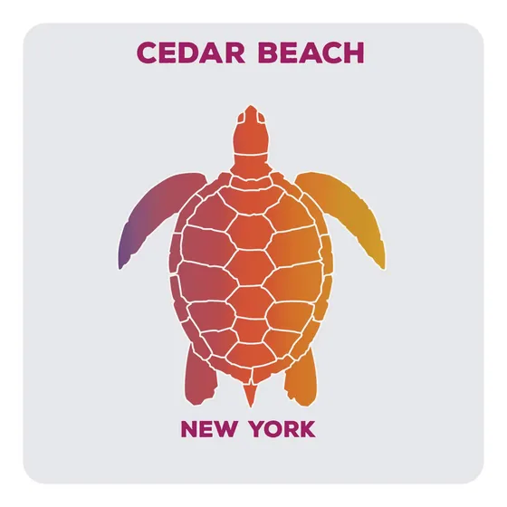 Recuerdo Playa Cedro Nueva York Posavaso Acrilico 8