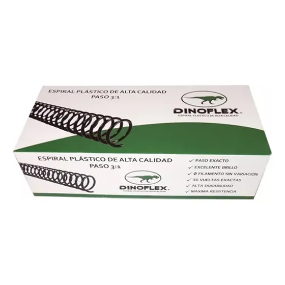 Espiral De Plástico Para Engargolar T/carta  Dif./tamaños