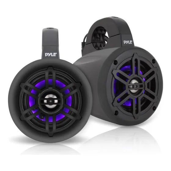 Altavoces Marinos Pyle 10cm Subwoofer Doble 300 Vatios