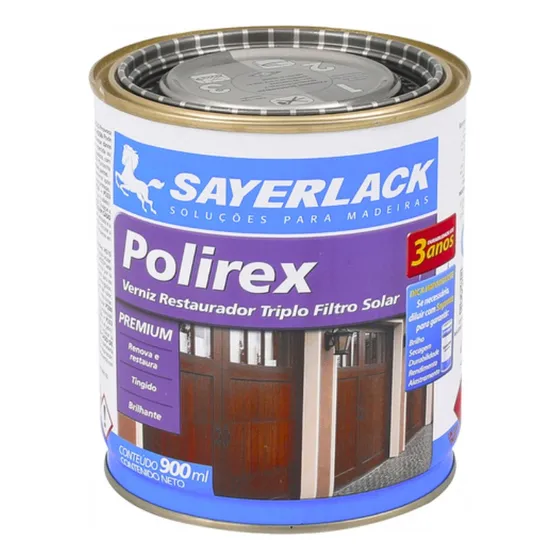 Restaurador C/ 3x Filtro Solar Premium 900ml Ver-niz Polirex