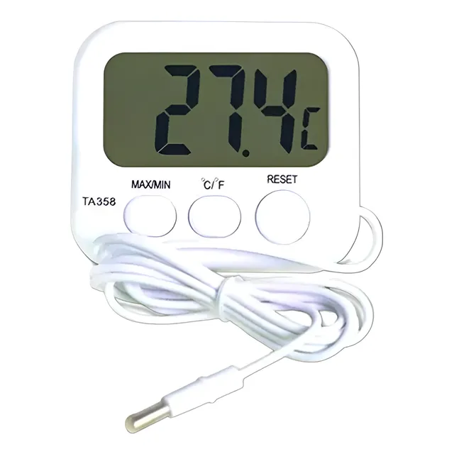 Ta-358 Termómetro Nevera  Max/min Con Sonda -40°c A +70°c 