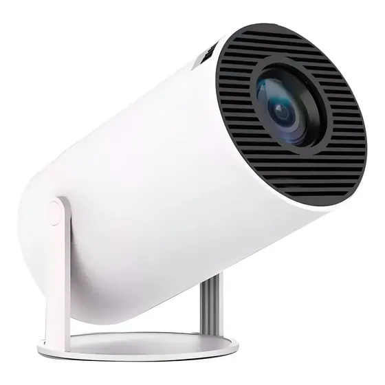 Projetor Hy300 Suporta 4k 1080p Wifi 6 Android 11 Portátil. Cor Branco