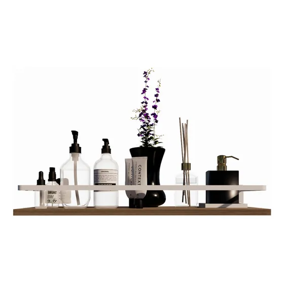Prateleira Nicho Mdf Banheiro Lavabo Design Decorativa 