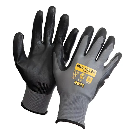 Guantes Steelpro Safety Multiflex Nitrilo Talle 9