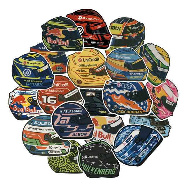 Stickers F1 Calcomanias Formula 1 Portatil Computador Pc X50