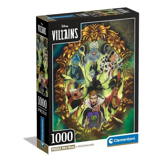 Clementoni Disney Villanos 1000 Pieces Puzzle