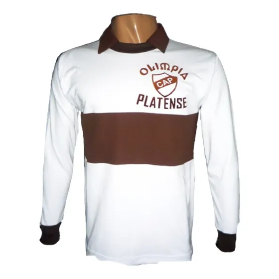 Camiseta De Platense Retro 1979 Blanca Manga Larga