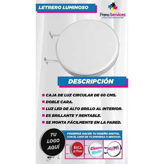 Anuncio Luminoso 60 Cms
