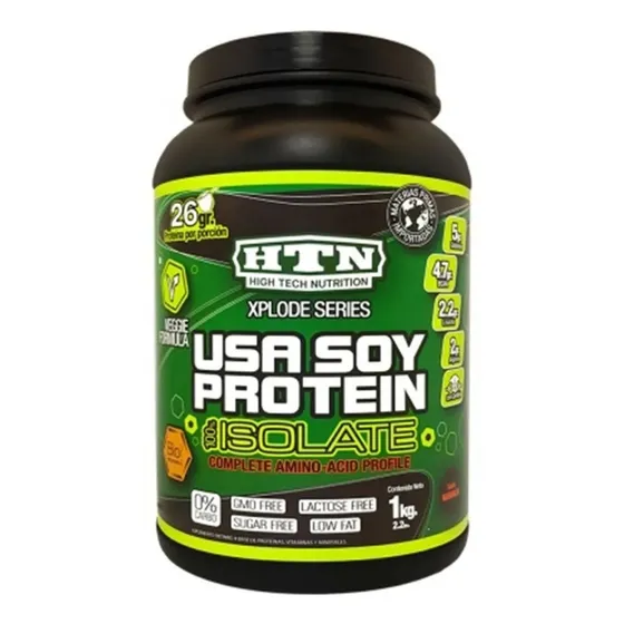 Usa Soy Protein 1 Kg Htn Veganos Vegetarianos Proteina Soja