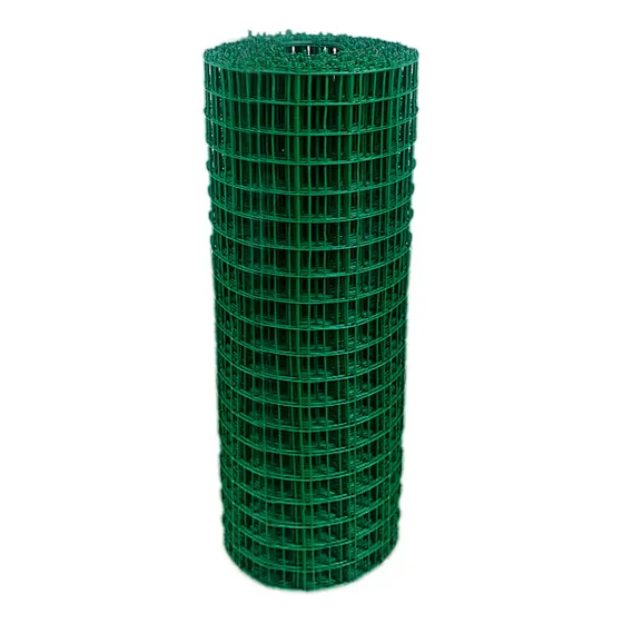 Rollo De Valla De Jardín Galvanizado Revestido De Vinilo Par