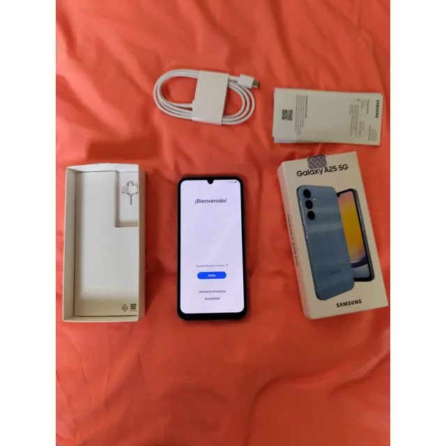 Samsung Galaxy A25 5g 128 Gb Azul 6 Gb Ram - Solo Abierto, Sin Uso