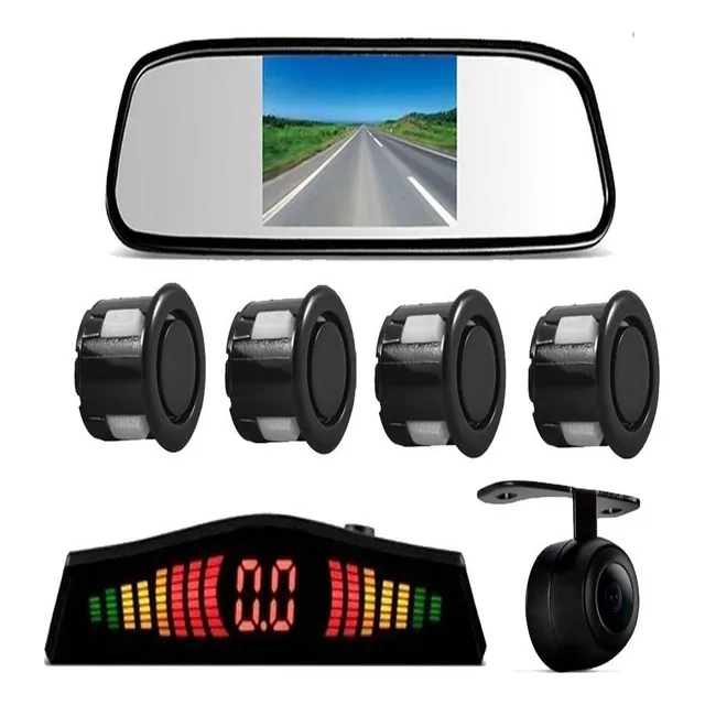 Sensor De Estacionamento C/ Retrovisor Câmera De Ré Ford Ka