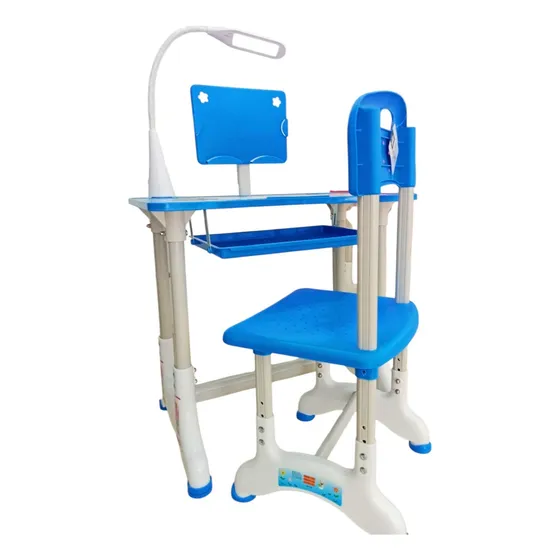 Escritorio Infantil Con Silla Y Lampara Led Niño
