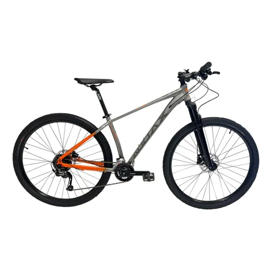 Bicicleta Audax Havok Nx 18v Freio Hidráulico - Inox/laranja