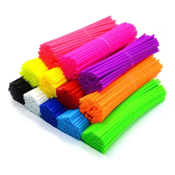 Kit Cubre Rayo Para Moto Bicicleta Varios Colores Spoke Skin